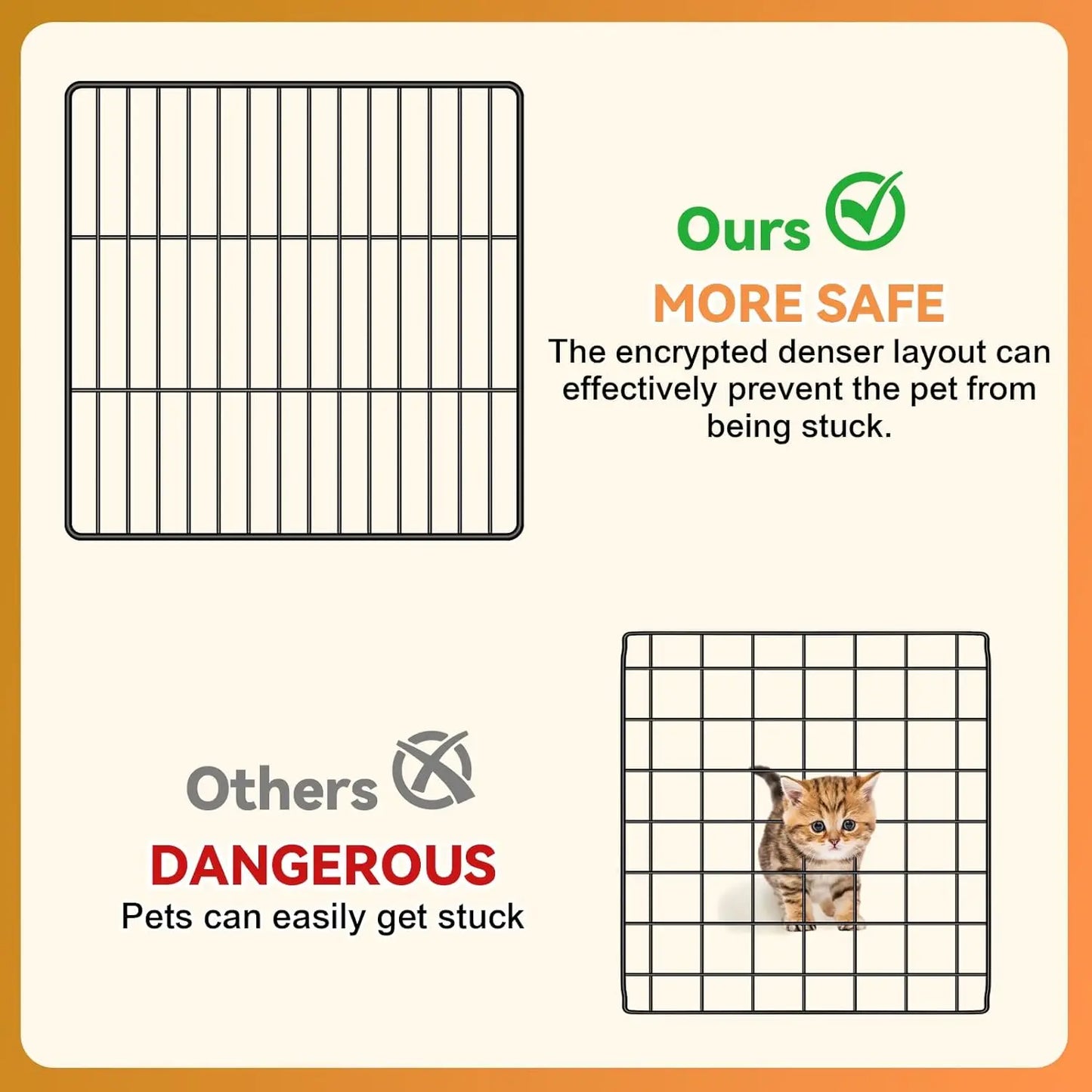 3-Tier Cat Enclosure With Hammock For Indoor And Outdoor Use