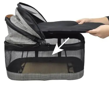 3 In 1 Pet Stroller With Detachable Carrier All Terrain