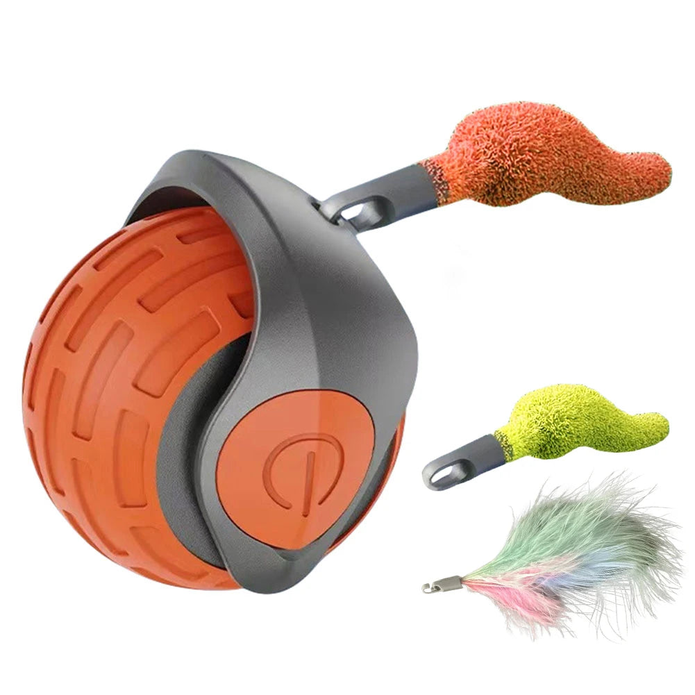 Shunmaii Cat Interactive Ball Toys Rechargeable Rolling Ball Toy