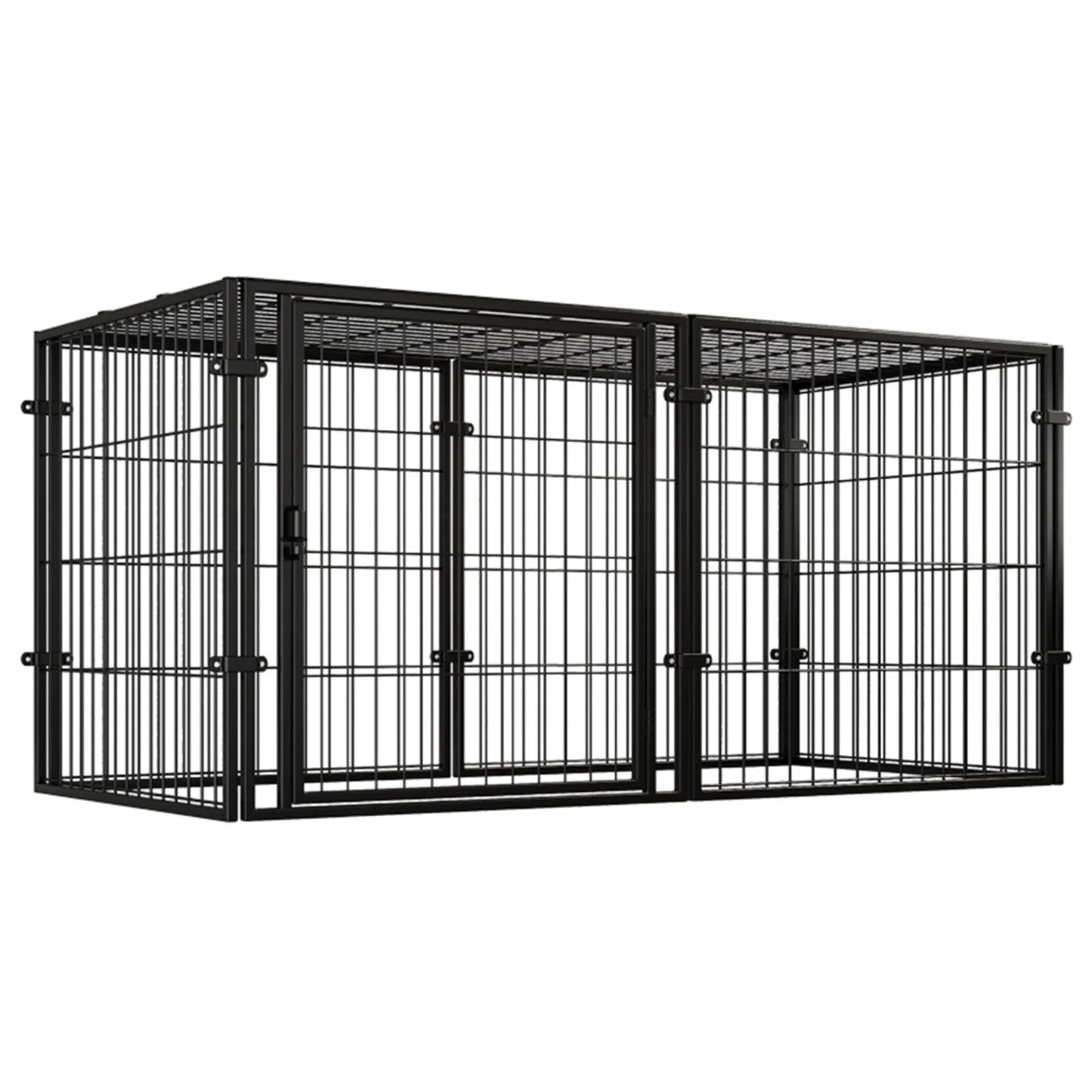Heavy Duty Wire Dog Kennel Cage With Door For Pets