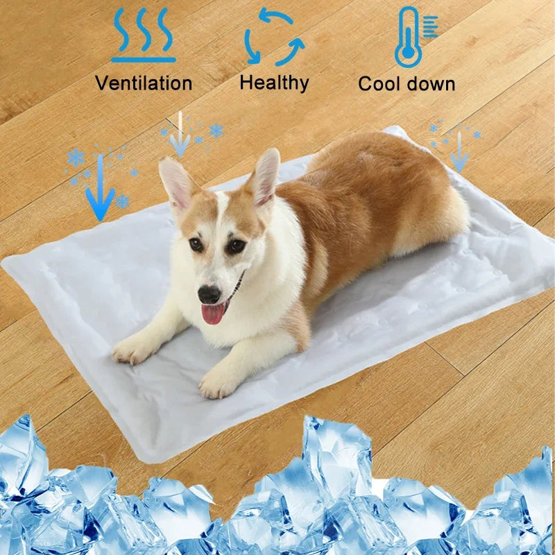 NONECN Dog Cooling Mat Self Cooling Pad For Pets Indoor