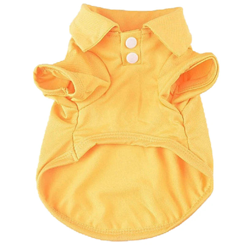 Doggyzstyle Summer Pet Vest Breathable Polo Shirt For Dogs