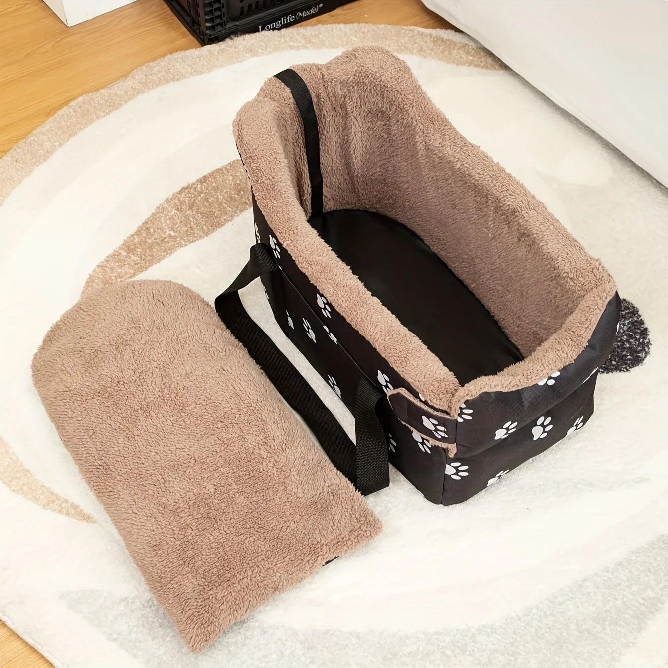 Cozy Portable Pet Booster Car Seat for Dogs and Cats