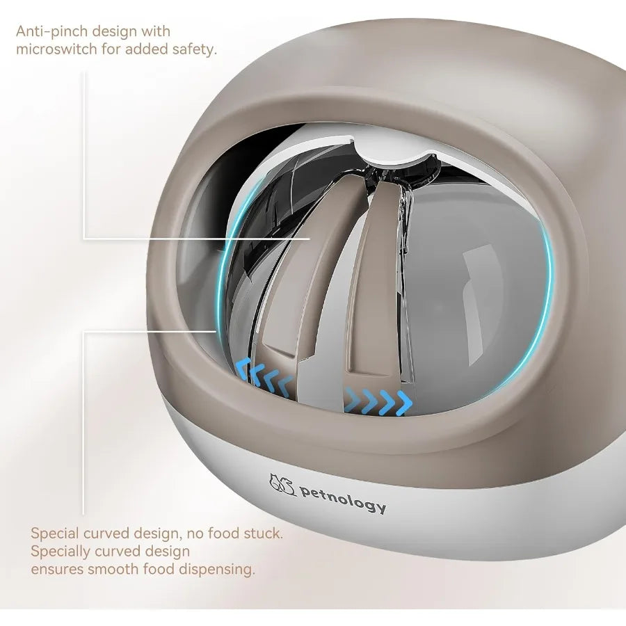 XMSJ RFID Cat Feeder With Collar Sensor Timed Auto Feeding
