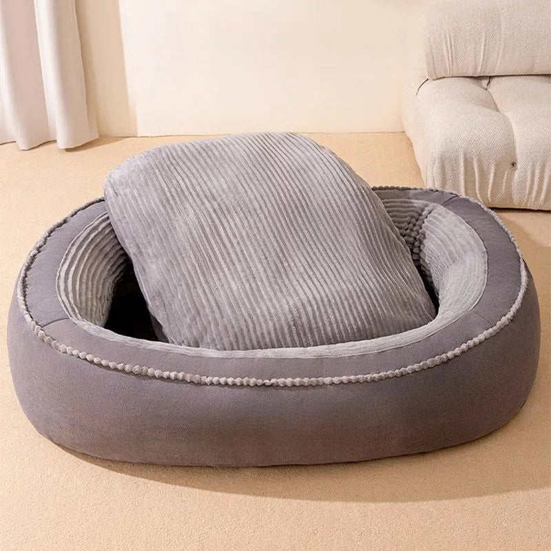 NONECN Donut Pet Bed Cushion Soft Washable For Pets