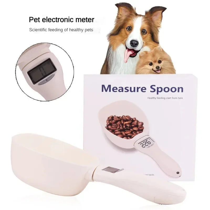 Pet Food Measuring Scoop Digital Spoon Scale With LED Display