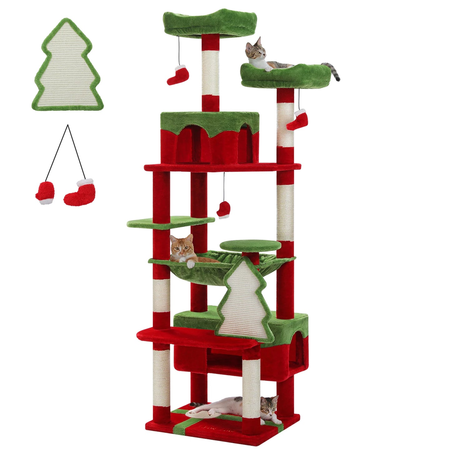 PAWZ Road Large Cat Tree and Tower for Indoor Cats