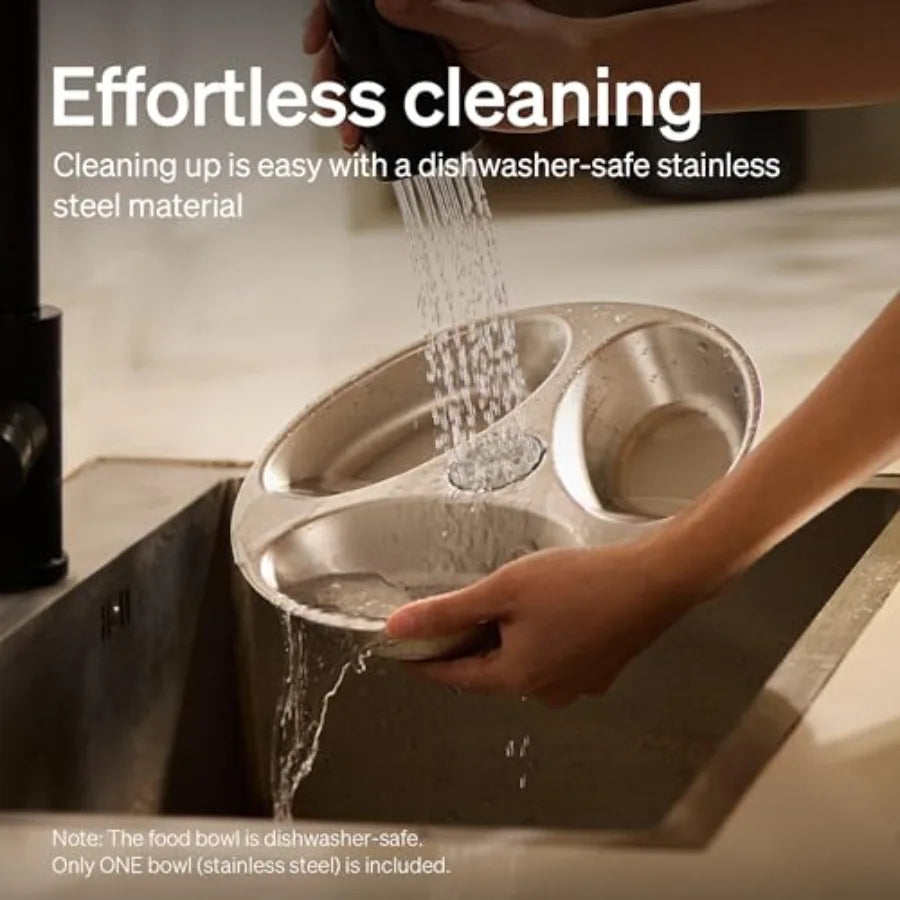 MDNG Automatic Cat Feeder With Stainless Steel Bowl And Refrigerated Cooling