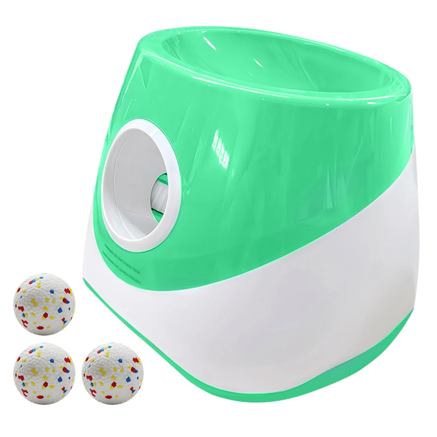 Automatic Dog Ball Launcher With 3 Tennis Balls Durable Design