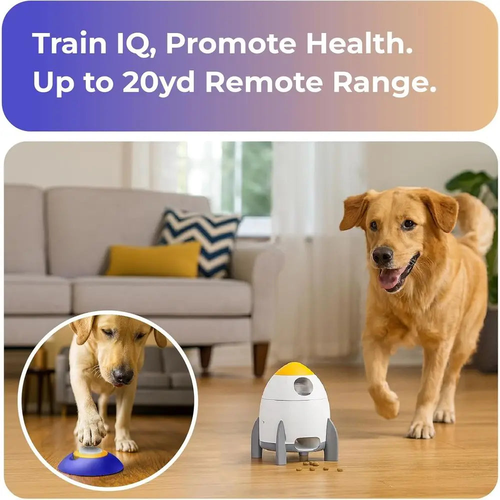 XMSJ Interactive Dog Puzzle Feeder Treat Dispenser For Training