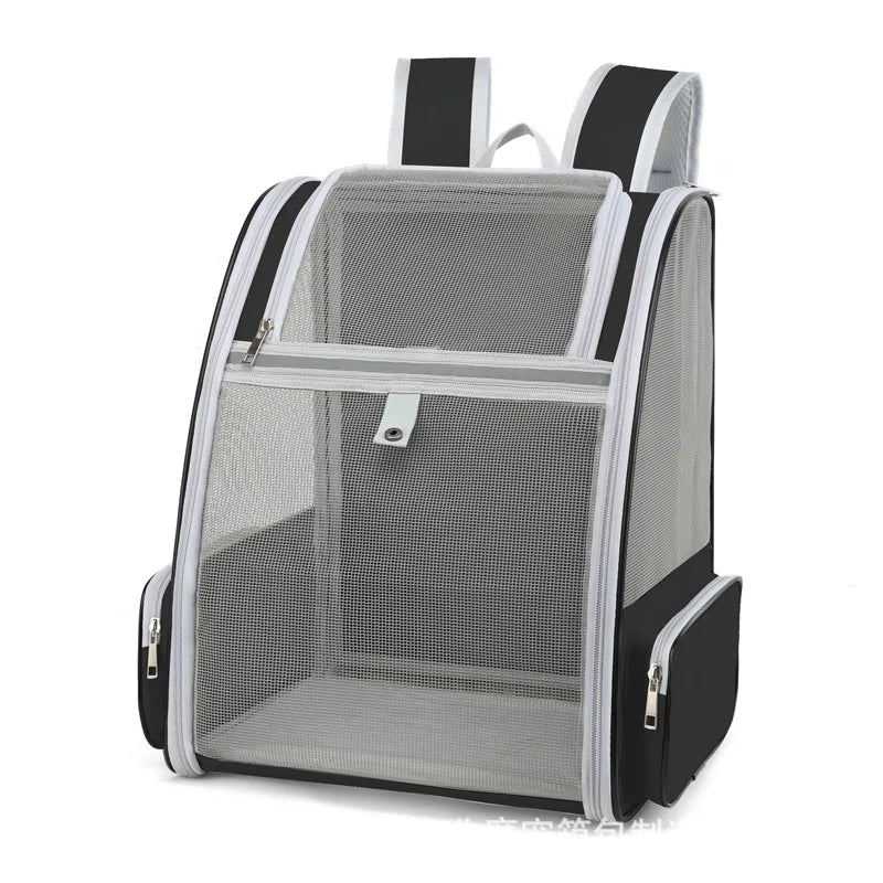 Pet Cat Carrier Bag Outdoor Travel Backpack for Cats Small Dogs Breathable Cat Carrying Bag Suitable for Cats Within 6kg
