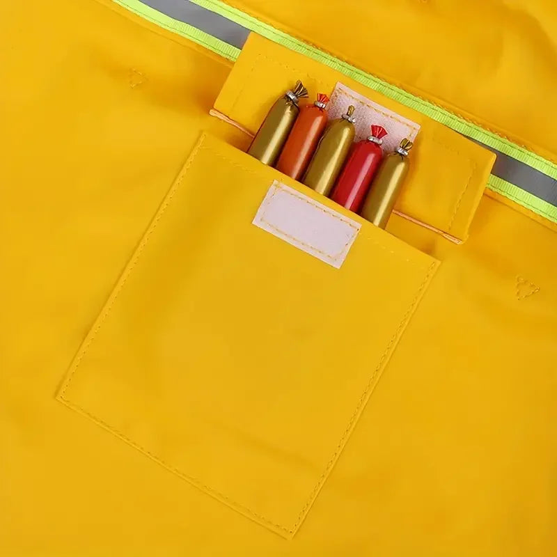 Dog Hooded Raincoat With Reflective Cape For Rainy Days