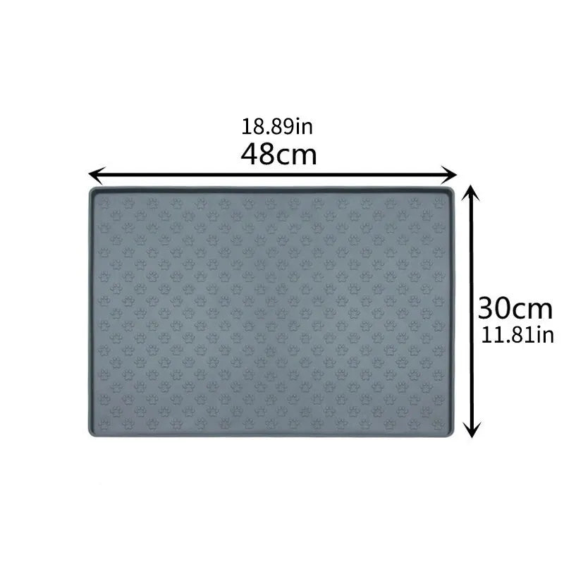 Silicone Pet Placemat Non Slip Easy Clean Folding Feeding Mat