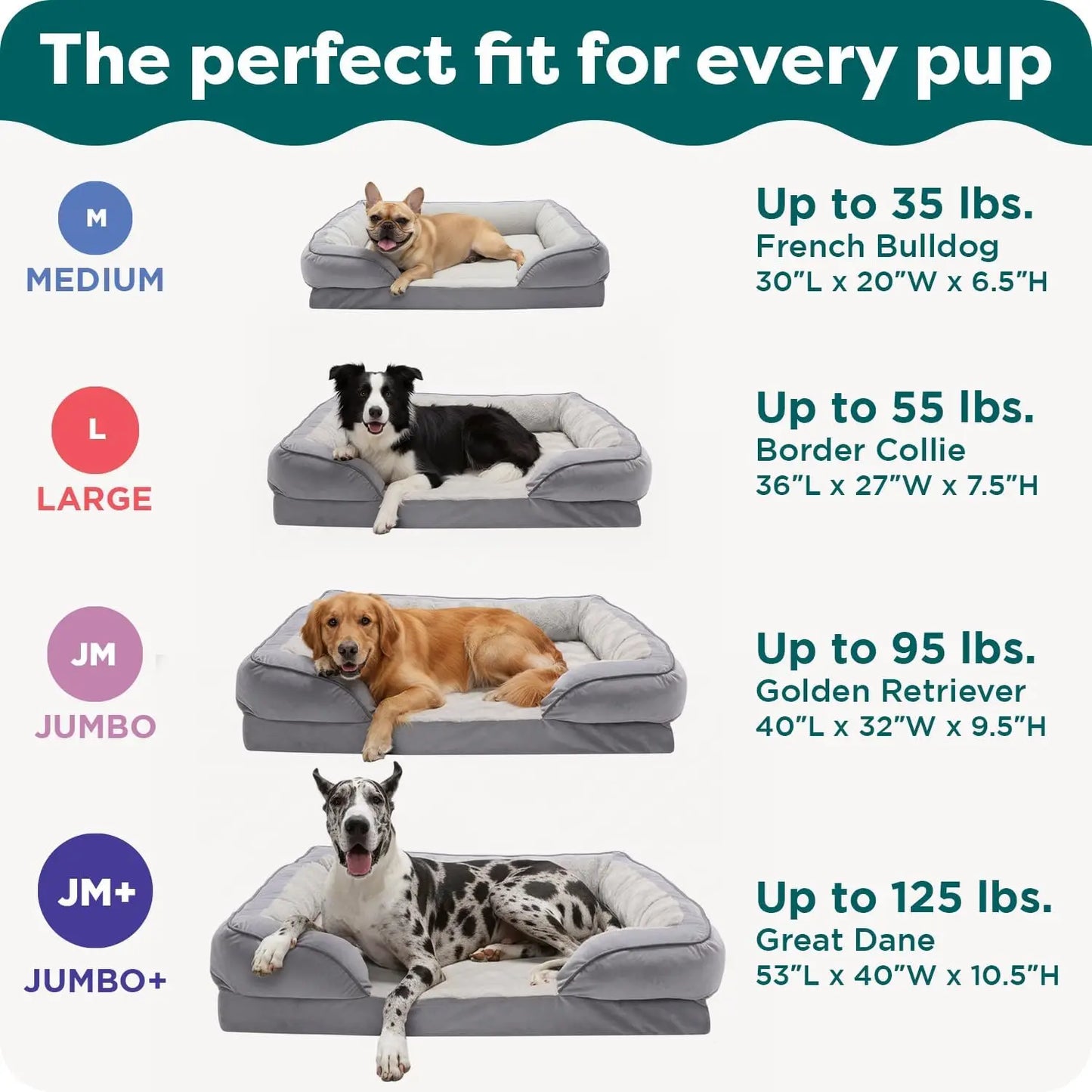 Cooling Gel Orthopedic Dog Bed With Plush Velvet Cover