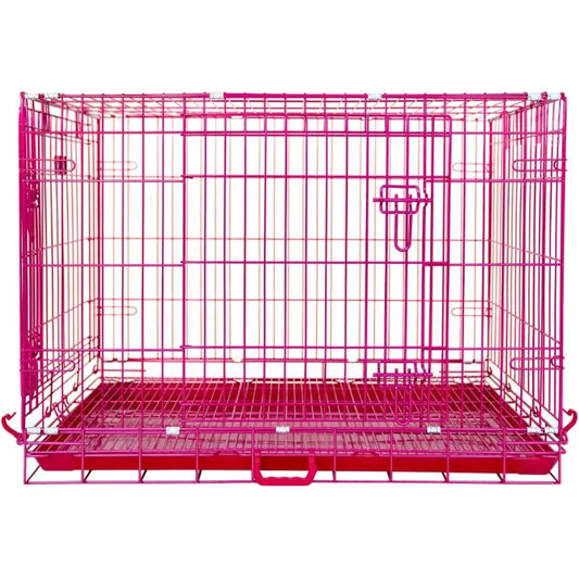 Dog Crate Kennel Collapsible Metal Wire Indoor Cage