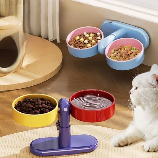 Elevated Dog Feeder With Adjustable Bowls for Small Breeds