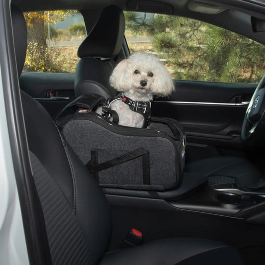 XMSJ Center Console Dog Car Seat With Secure Booster