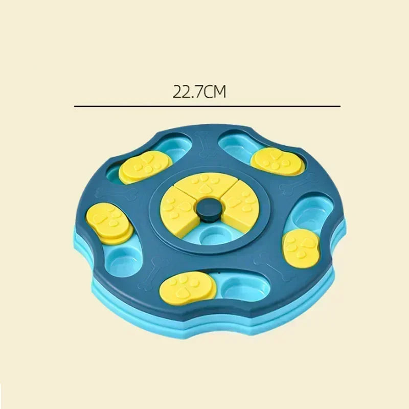 Dog Puzzle Toys Slow Feeder Food Dispenser Non Slip Bowl
