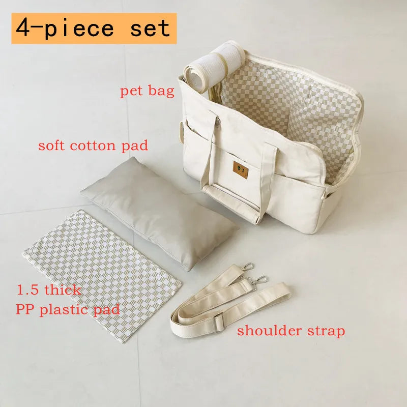 Portable Pet Carrier Bag for Cats and Small Dogs Breathable