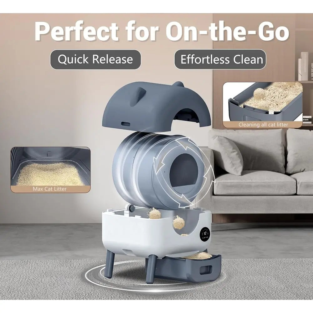 Automatic Self Cleaning Litter Box For Cats Cleaning Robot