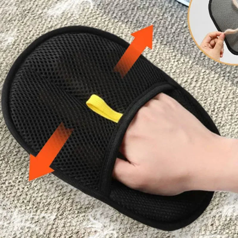 Pet Electrostatic Hair Removal Gloves For Sofa And Furniture