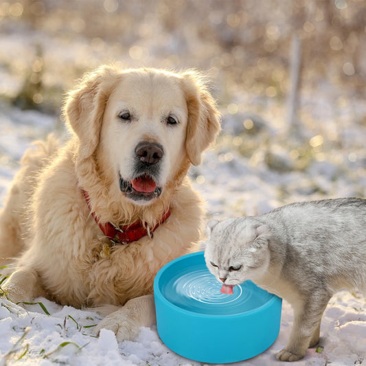 Outdoor Anti Freeze Heated Pet Water Bowl For Cat Dog