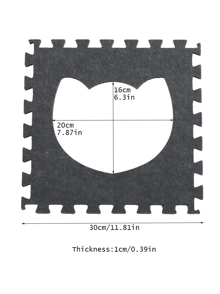 Cat Dog Toy Felt Pom Splicing Cat Tunnel Deformable Kitten Nest Collapsible Tube House Interactive Pet Toy Cat Dog Accessories