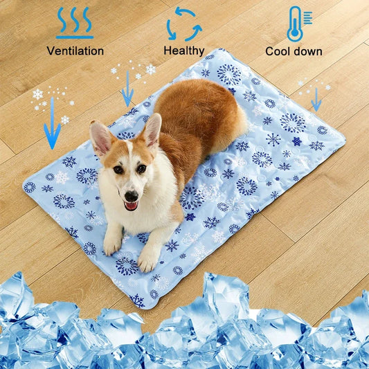 NONECN Dog Cooling Mat Self Cooling Pad For Pets Indoor