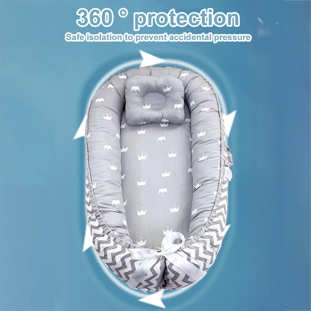 Shunmaii Comfortable Soft Cloth Dog Sofa Bed with Pillow