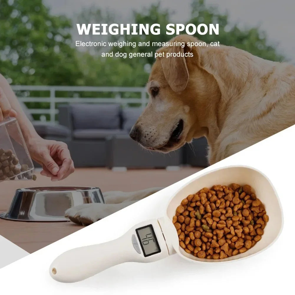 Pet Food Measuring Scoop Digital Spoon Scale With LED Display