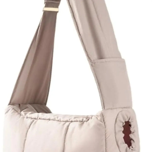 Mini Dog Purse Carrier With Pockets And Secure Harness Clip