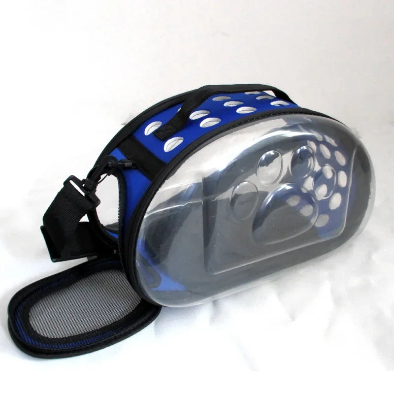Transparent Foldable Pet Travel Carrier Bag for Dogs and Cats