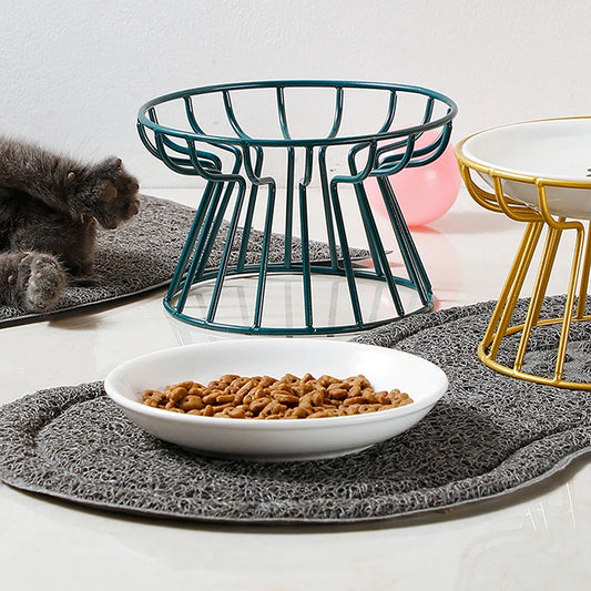Cat Lift Metal Stand Elevating Feeder for Cats and Dogs