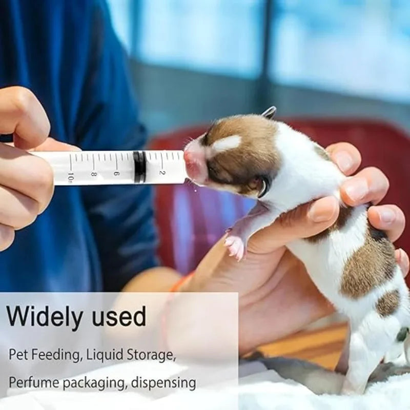 Non Needle Disposable Syringe Glue Dispensing And Pet Feeding 2.5ml-10ml