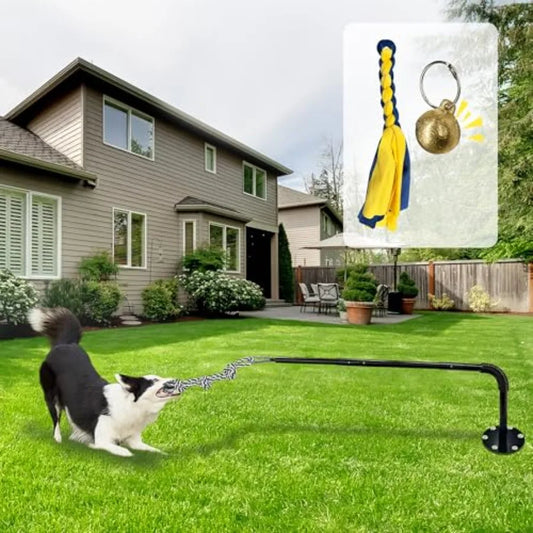 YAO HUI HUANG Tether Tug Outdoor Dog Toy Interactive Exercise
