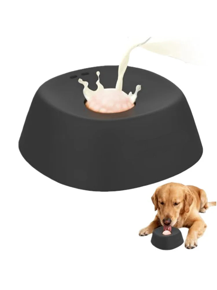 Liquid Lick Bowl Slow Feeder for Dogs and Cats Treat Dispensing Puzzle Toy