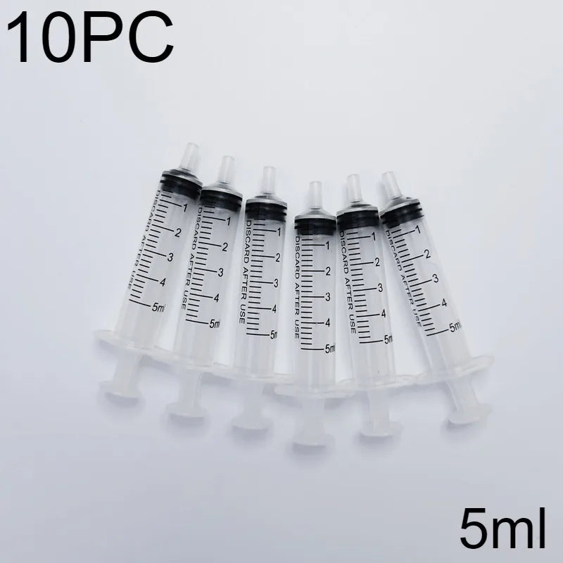 Non Needle Disposable Syringe Glue Dispensing And Pet Feeding 2.5ml-10ml
