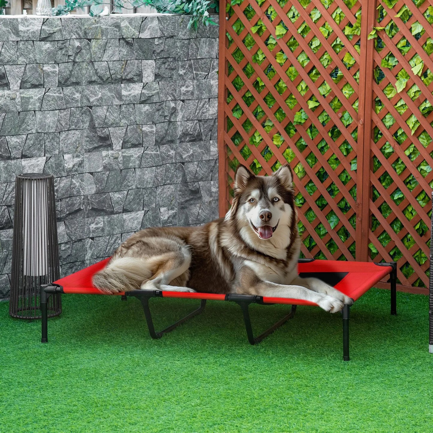 Pet Elevated Raised Bed Cot Oxford Indoor Outdoor For Pets