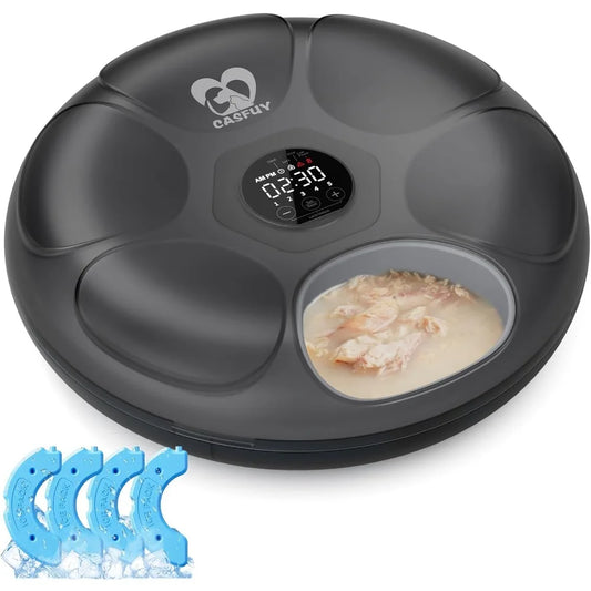 Rechargeable Cordless Automatic Cat Feeder for Wet Food