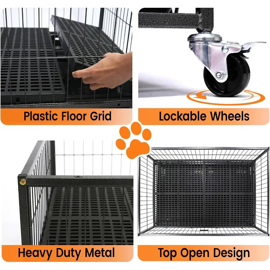 Heavy Duty Metal Whelping Box For Large Breed Dogs