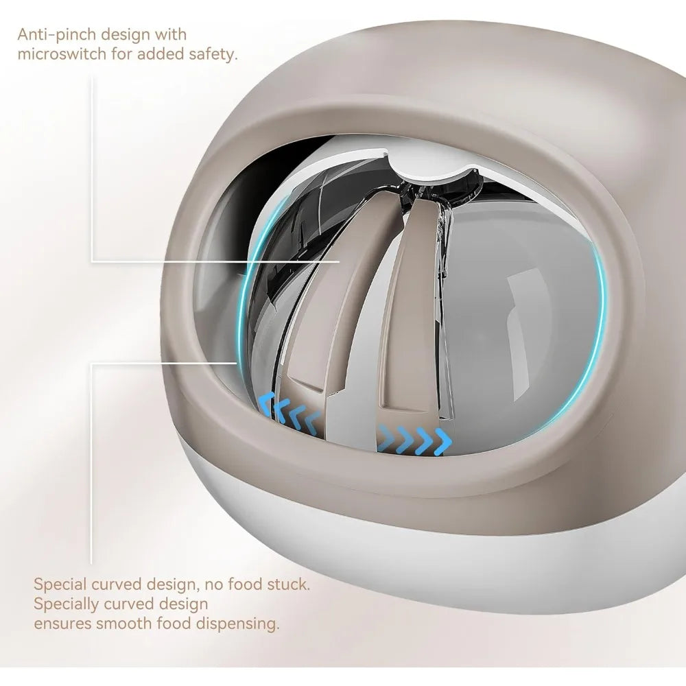 RFID Cat Feeder With Collar Sensor Anti-Theft Timed Feeding For Cats