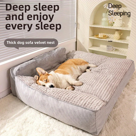 Cat and Dog Bed Non Slip Winter Warm Kennel Cushion