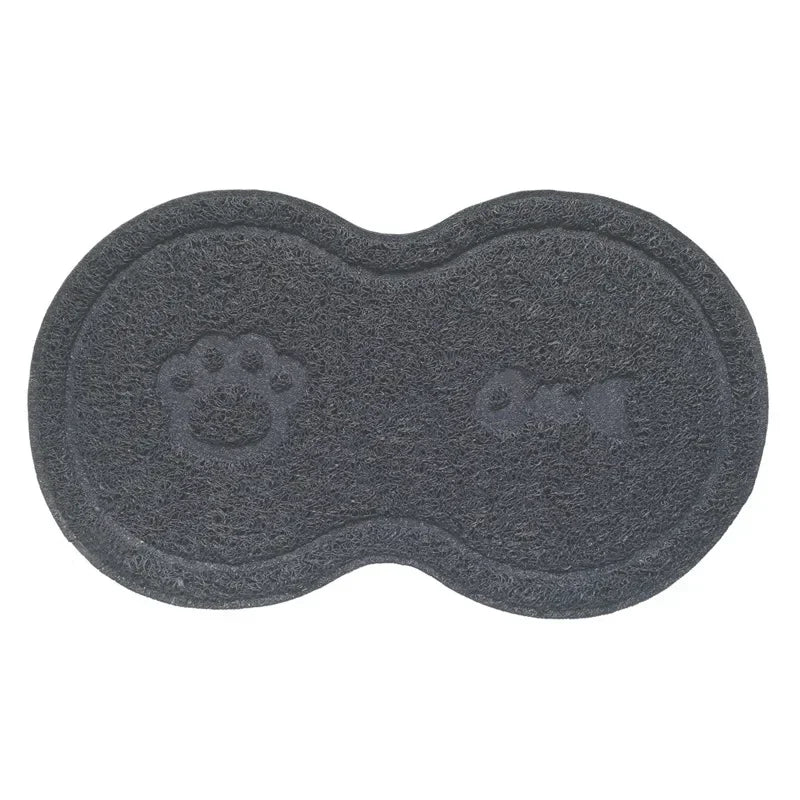 NONECN Cloud Shape Pet Feeding Mat Non Slip Paw Fishbone Pattern