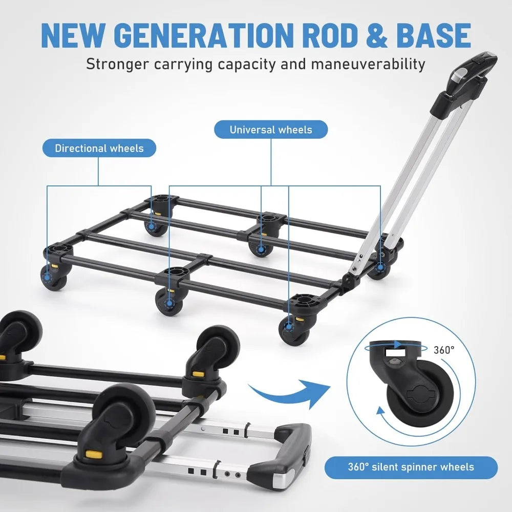 Double Pet Carrier With Wheels For Small Dogs And Cats
