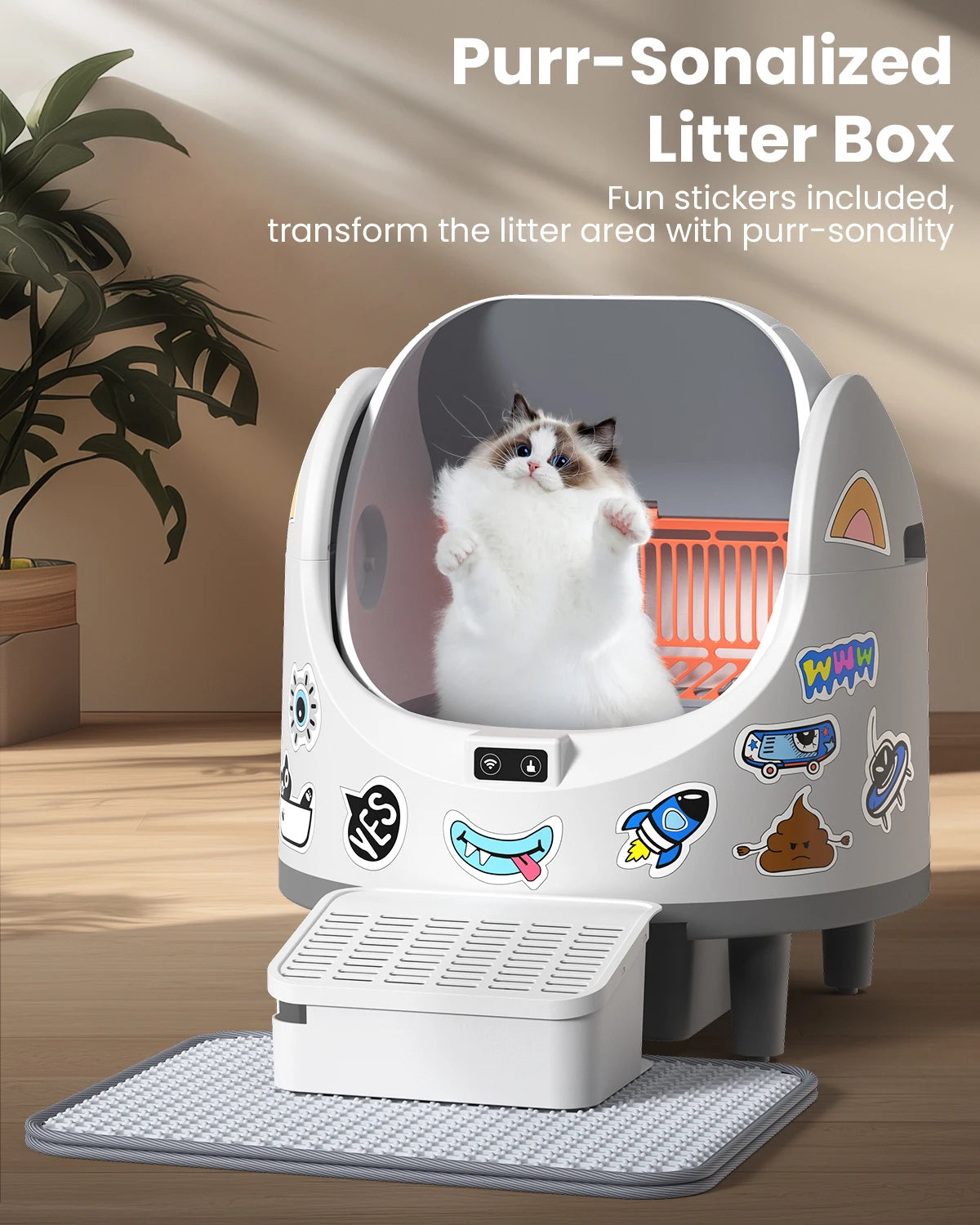 Cityflee Smart Self-Cleaning Cat Litter Box App Control