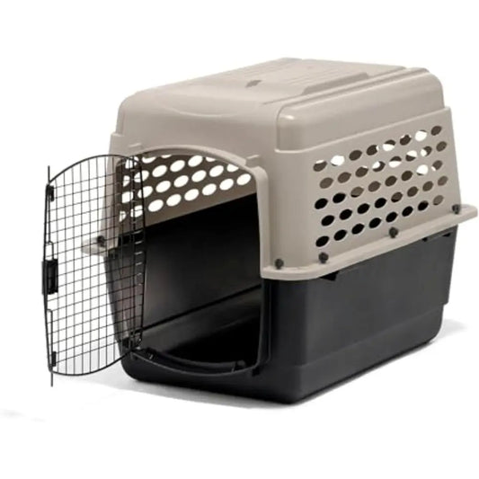MKDK Durable Plastic Dog Crate Carrier Airline Ready Travel
