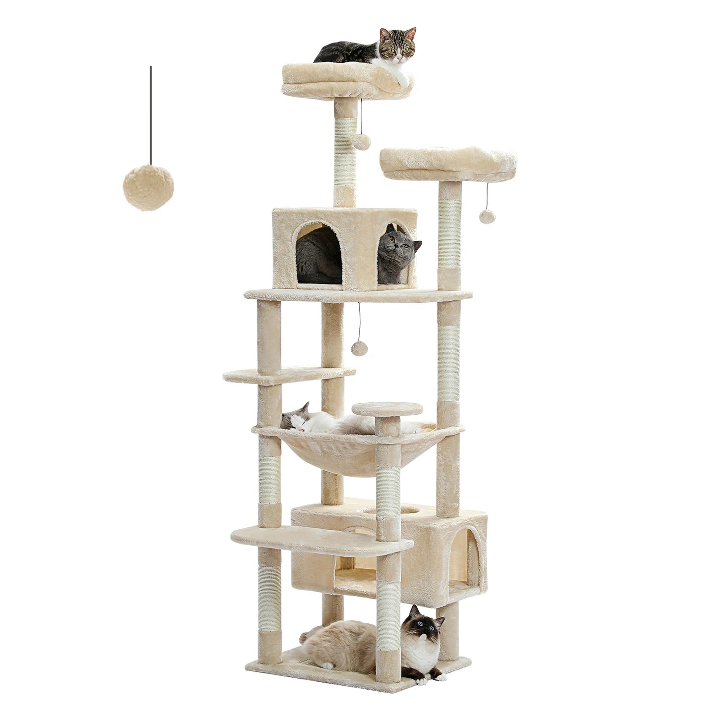 PAWZ Road Large Cat Tree and Tower for Indoor Cats