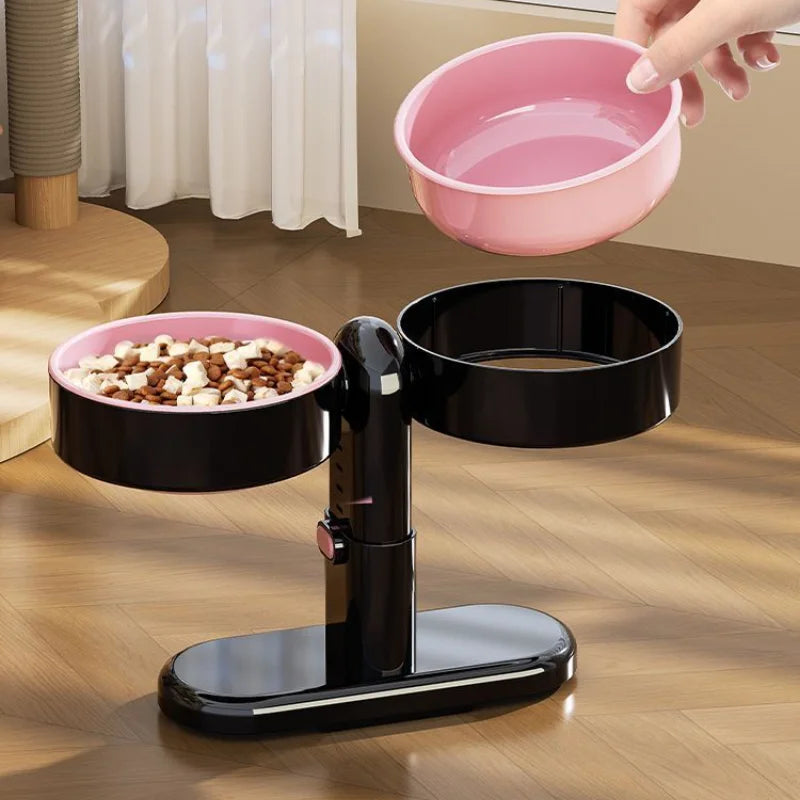 Elevated Dog Feeder With Adjustable Bowls for Small Breeds