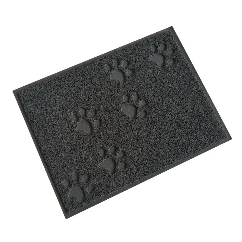 NONECN Cloud Shape Pet Feeding Mat Non Slip Paw Fishbone Pattern