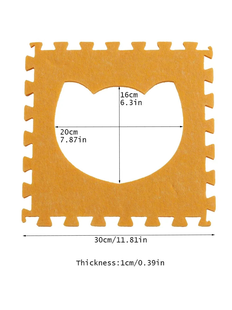 Cat Dog Toy Felt Pom Splicing Cat Tunnel Deformable Kitten Nest Collapsible Tube House Interactive Pet Toy Cat Dog Accessories